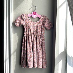 Alice and Ames Floral Twirl Dress Size 4 Made in USA